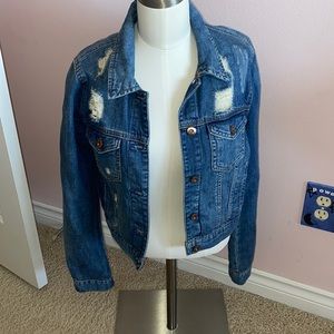 Forever 21 distressed Jean jacket